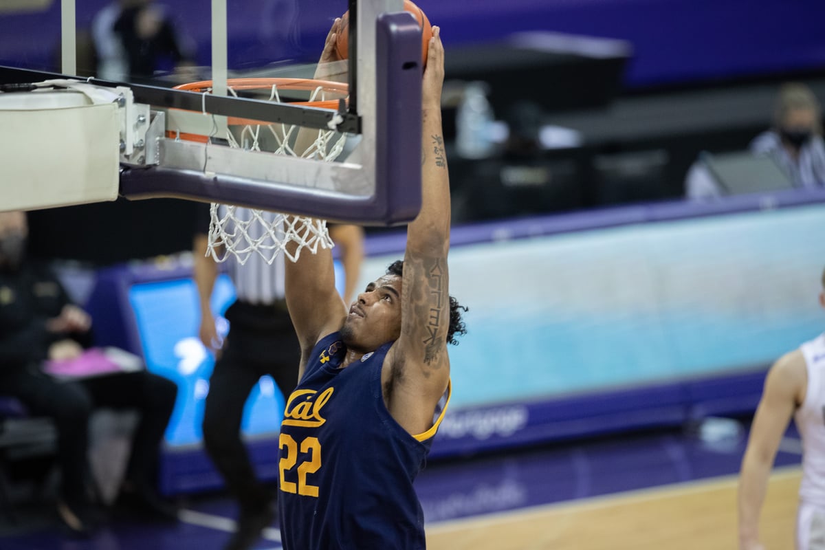 2021-02-20 MBB: Cal Men's Basketball vs Washington (Al Sermeno)