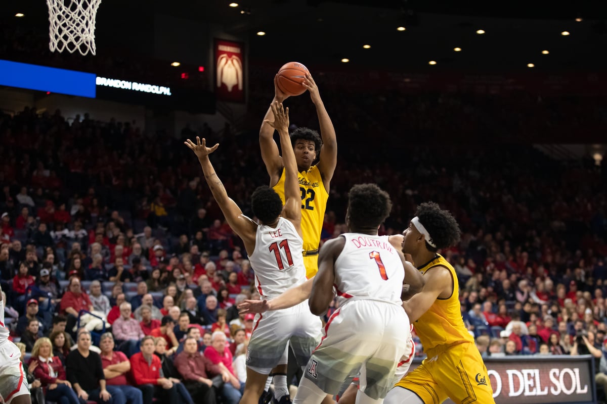 2019-02-21 MBB: Cal Men's Basketball vs Arizona (Al Sermeno)