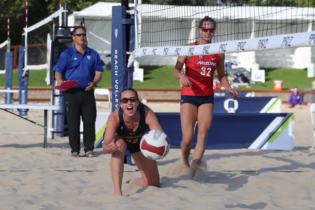 2018-04-27 BVOL: Cal Beach Volleyball vs Arizona (Al Sermeno)