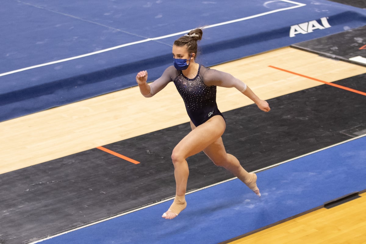 2021-02-21 WGYM: Cal Women's Gymnastics vs Oregon State (Al Sermeno)