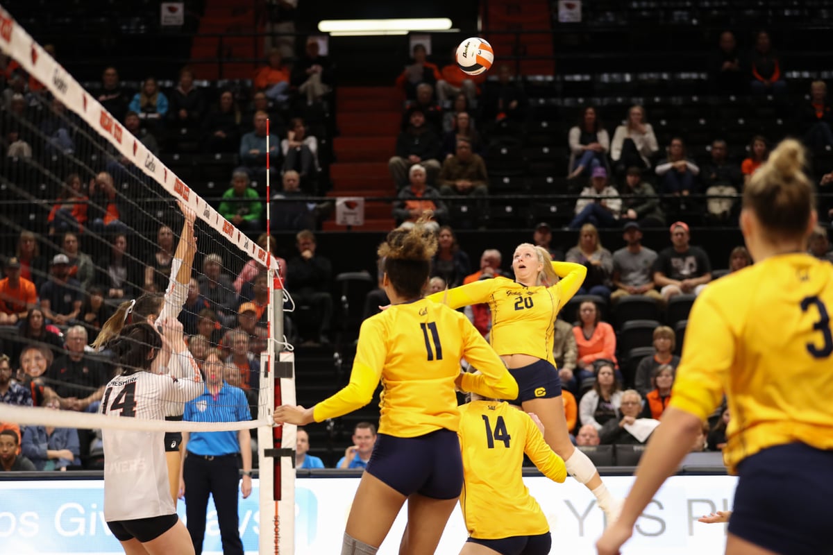 2019-10-04 VB: Cal Volleyball vs Oregon State (Al Sermeno)