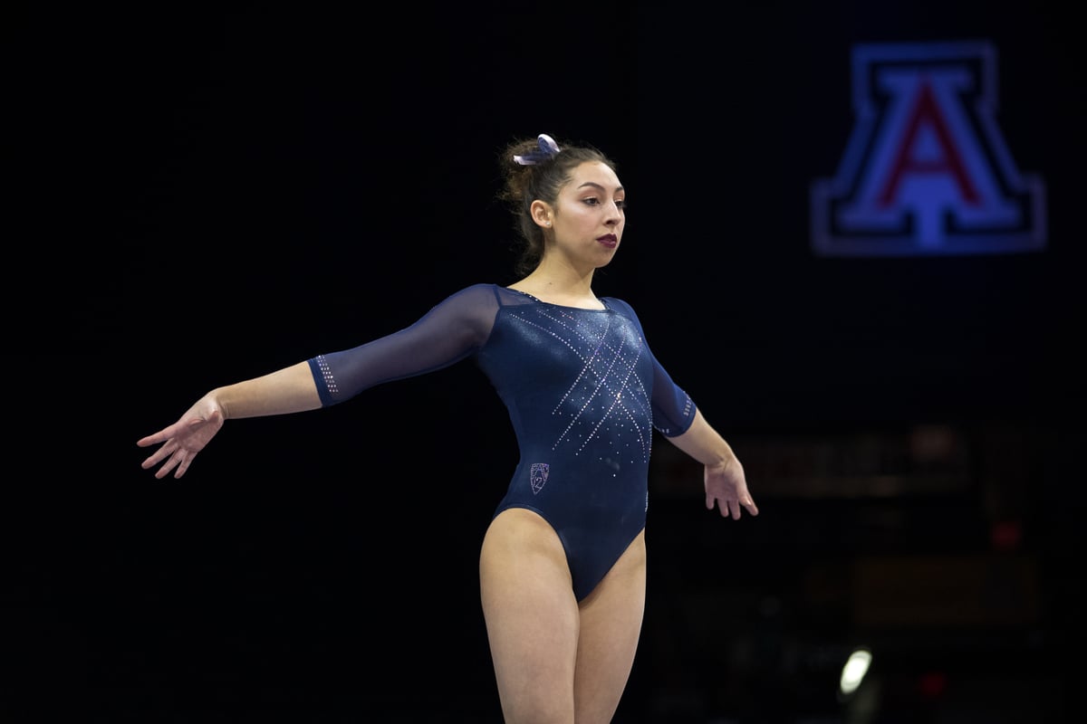 2019-02-02 WGYM: Cal Womens Gymnastics vs Arizona State and BYU (Al Sermeno)