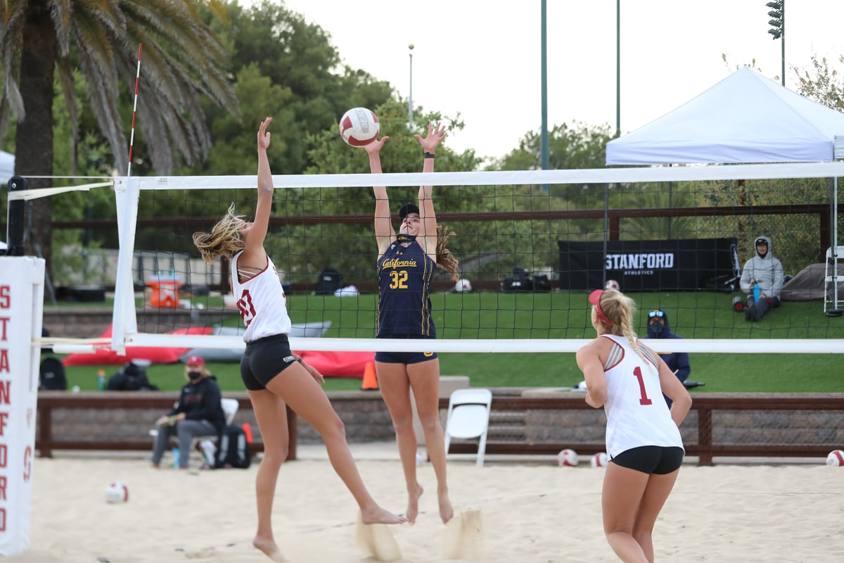 2021-04-03 BVOL: Cal Beach Volleyball vs Stanford (Al Sermeno)