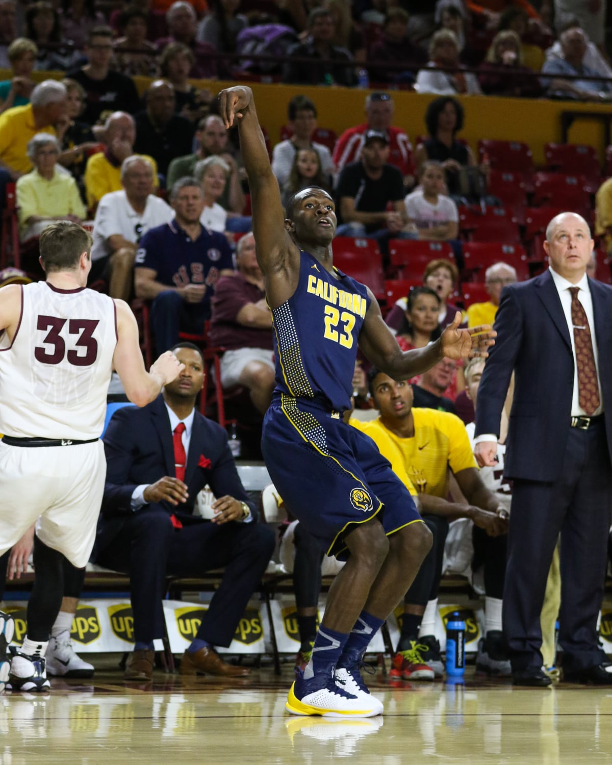2015-03-07 MBB: Cal Men's Basketball vs ASU (Al Sermeno)