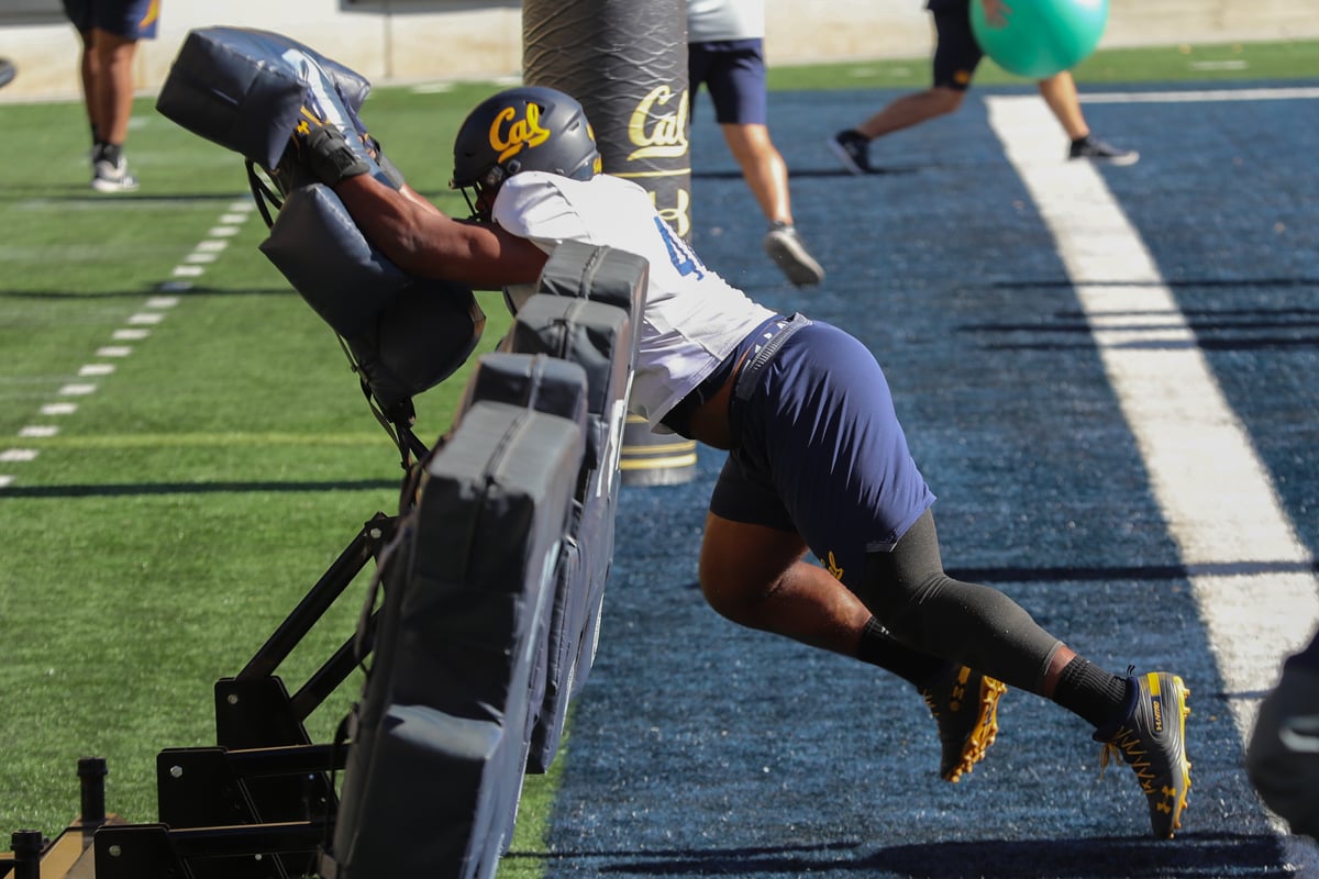 2020-10-17 FB: Cal Football Practice (Al Sermeno)