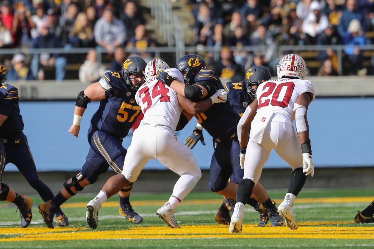 2018-12-01 FB: Cal Football vs Stanford (Al Sermeno)